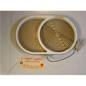 KITCHEN AID  STOVE 9752233  Element, Surface 2500W/1500W  USED