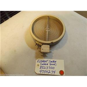 KITCHEN AID STOVE 8523700  9754274  Element, Surface (warm Zone)  USED