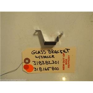 FRIGIDAIRE STOVE 318382301 318165800 Bracket,glass Retainer W/Spacer NEW W/O BOX