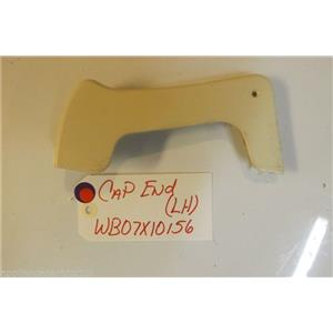 GE STOVE WB07X10156 Cap End (LH)  almond  USED PART