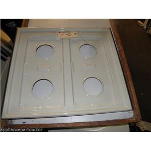 MAYTAG GAS STOVE Y086959L MAIN SQ GRT TOP 24" ALMOND USED PART ASSEMBLY