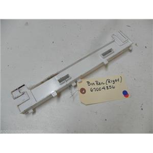 MAYTAG REFRIGERATOR 67004356 RT BIN RAIL USED PART ASSEMBLY