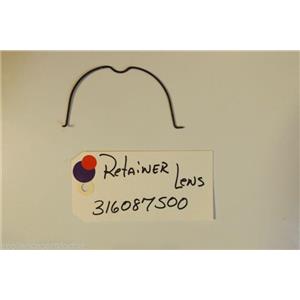 FRIGIDAIRE STOVE 316087500     Retainer,lens    used
