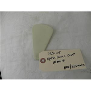 FRIGIDAIRE - KELVINATOR REFRIGERATOR 3206105 UPPER HINGE COVER "ALMOND"