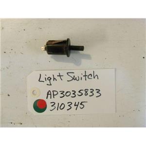 Whirlpool STOVE 310345 Switch, Door USED PART