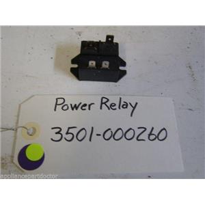 Samsung DISHWASHER Power relay 3501-000260  used part