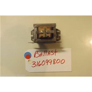 FRIGIDAIRE STOVE 316099800 Ballast  used part