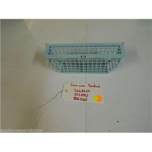 KITCHENAID DISHWASHER 3368757 3370993 8562003 SILVERWARE BASKET used part