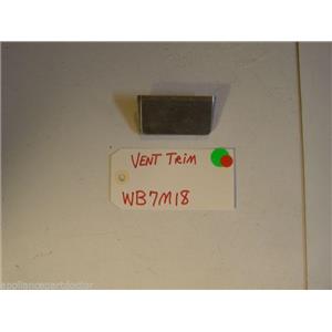 GE STOVE WB7M18  Vent Trim USED PART