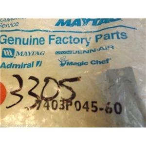 Maytag Admiral Stove  7403P045-60  Switch, Door Lock  NEW IN BOX