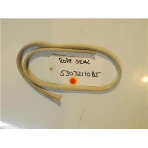 FRIGIDAIRE STOVE 5303211085 Seal-rope, 0.25 Dia  34" LONG   used part