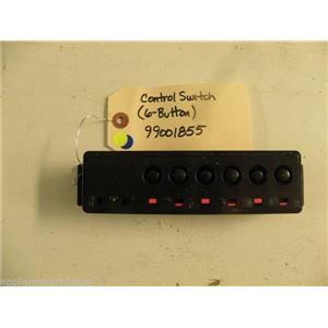 MAYTAG DISHWASHER 99001855 6 BUTTON CONTROL SWITCH USED PART ASSEMBLY