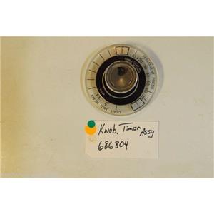 Whirlpool Dryer 686804  Knob timer  used part