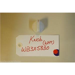 GE STOVE WB3X5830 Knob white  USED PART