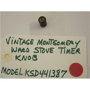 Model KSD441387 Vintage Montgomery Ward Stove Timer Knob USED