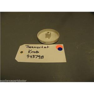 KENMORE REFRIGERATOR 943798 Thermostat Knob USED PART
