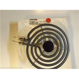 Maytag Amana Stove   77001106  ELEMENT , 4 TURN (1500)    NEW IN BOX