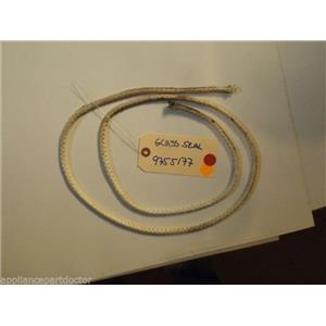 KITCHENAID STOVE 9755177 Seal, Glass   APPROX. 59.5" LONG  used part