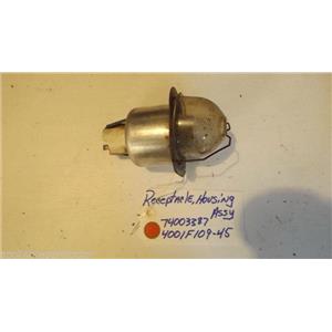 MAYTAG STOVE 74003387  4001F109-45  Receptacle, Housing USED  PART
