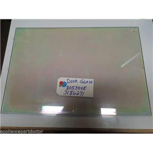 KENMORE STOVE 3186271   8053948 DOOR GLASS used