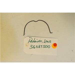 FRIGIDARE STOVE 316087500 Retainer,lens  used