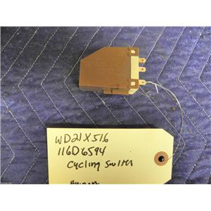 AMANA DISHWASHER WD21X516 116D6594 CYCLING SWITCH USED PART ASSEMBLY F/S