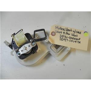 SAMSUNG DISHWASHER DD31-00006A DD97-00147A DD67-00038A MOTOR, CASE & FAN VENT