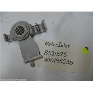 KENMORE DISHWASHER W10195536 8531325 WATER INLET USED PART ASSEMBLY