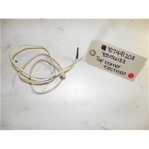 MAYTAG GAS STOVE Y07491203 Y0056133 TOP BURNER ELECTRODE RT USED PART ASSEMBLY