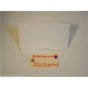 REFRIGERATOR 302233-00 CAV 2  BUTTER COVER WHITE USED PART