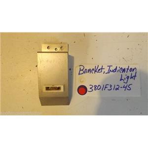 MAYTAG STOVE 3801F312-45 Bracket, Indicator Light   used part
