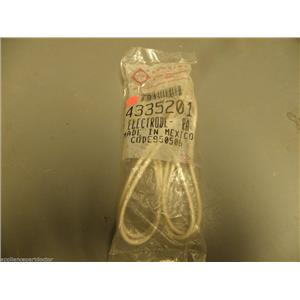 GE Whirlpool Stove 4335201 Gas Burner Ignitor Electrode NEW IN BOX