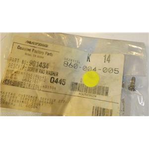 Maytag WHIRLPOOL JENN AIR  DISHWASHER 901434 Screw and washer   NEW IN BAG