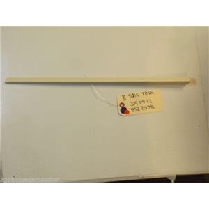 WHIRLPOOL STOVE 3195972 8522438 Trim, Side (right Hand Almond)   used