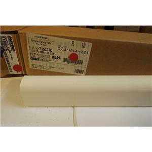 WHIRLPOOL AMANA STOVE 316327C COVER FLU WHT   NEW IN BOX
