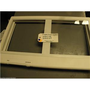 Maytag  Refrigerator 61002128 61002125 Crisper Shelf w/ glass used part assembly