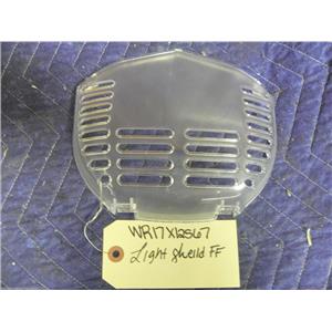 GE REFRIGERATOR WR17X12567 FF LIGHT SHIELD USED PART ASSEMBLY FREE SHIPPING