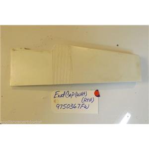 KITCHEN AID STOVE 9750367FW  End Cap RHT WHT USED PART