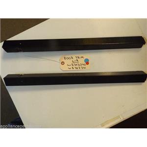 GE STOVE WB7X7340 WB7X7341 Trim Door Lf -  Rt   USED