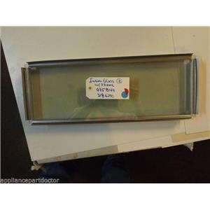 WHIRLPOOL STOVE 9758164 3186290 Glass, Inner (2) & Frame, Glass  used
