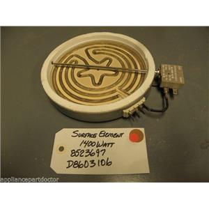Amana STOVE 8523697 D8603106 Surface Element  (1400w) used part