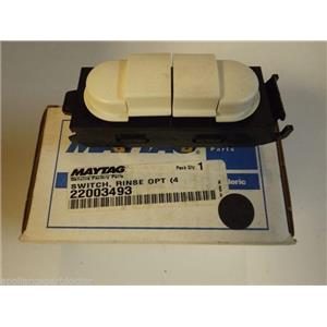Maytag Washer  22003493  Switch, Rinse OPT  4 Button NEW IN BOX