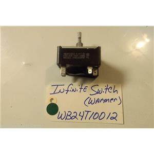 GE STOVE  WB24T10012 Infinite Warmer Switch used part