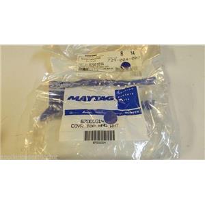 MAYTAG WHIRLPOOL  REFRIGERATOR 67001014 Rt hnge cvr, WHT  NEW IN BAG