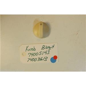 MAYTAG STOVE 74005143   74003613   Knob biscuit   used