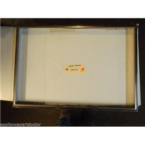 KENMORE STOVE 326001 Door frame  CHROME   USED