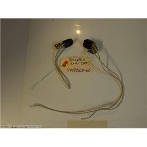 Magic Chef  STOVE 7408P005-60  Receptacle, Lamp (SET)  used
