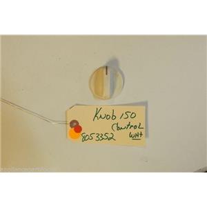 WHIRLPOOL STOVE 8053352  Knob, 150 Control (white)   used