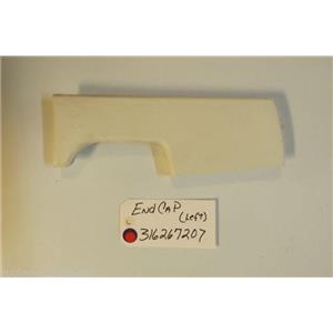 KENMORE STOVE 316267207  end cap (left)  USED PART