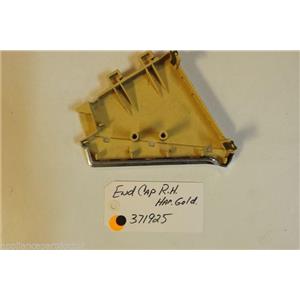 Whirlpool  Washer 371925  End cap harvest gold rh  used part